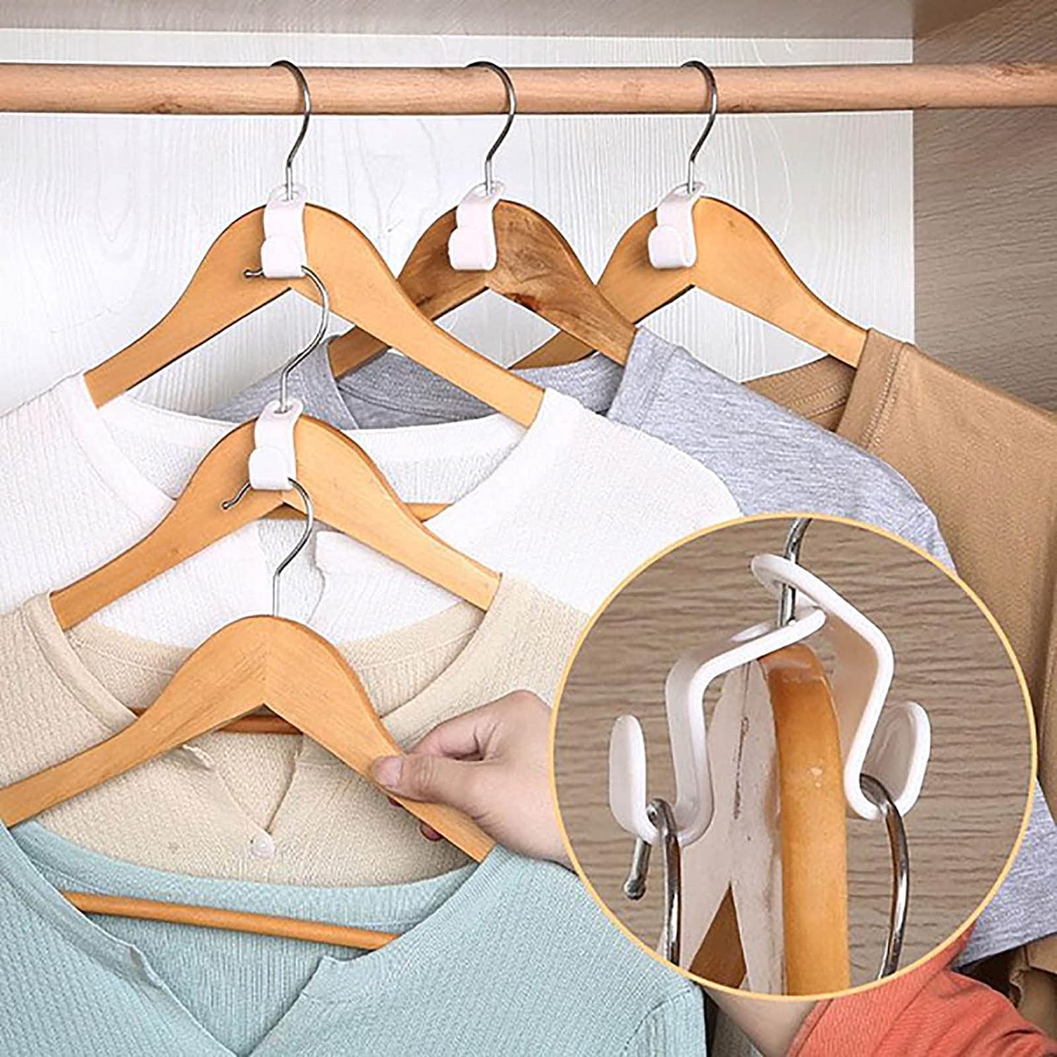 Space Saving Connector Hooks For Hanger
