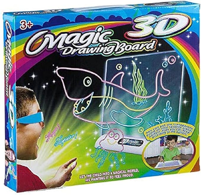 3D Magic Drawing Board With Lights