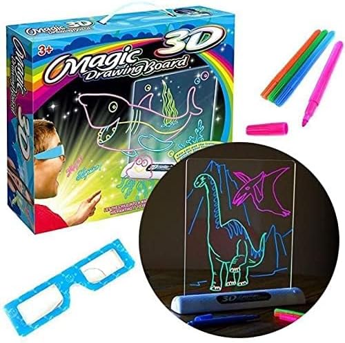 3D Magic Drawing Board With Lights