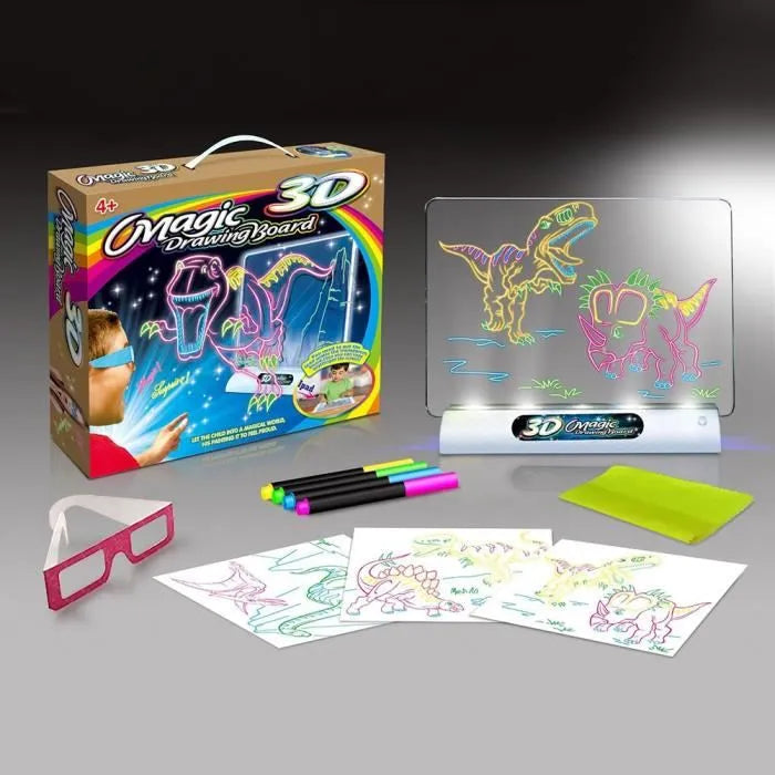 3D Magic Drawing Board With Lights