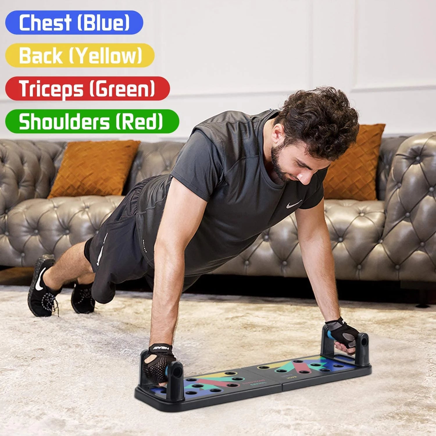 9 IN 1 Foldable PUSH UP BOARD System Machine