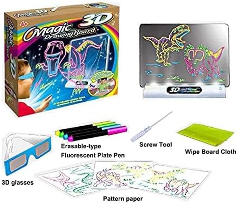 3D Magic Drawing Board With Lights