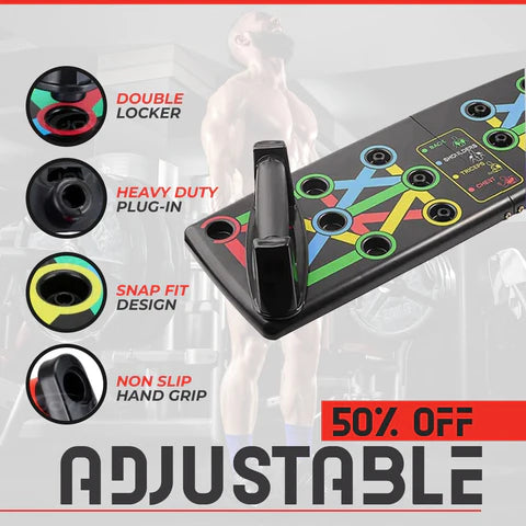 9 IN 1 Foldable PUSH UP BOARD System Machine