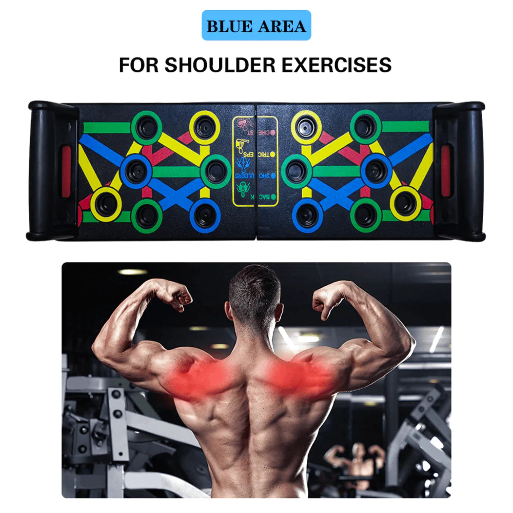 9 IN 1 Foldable PUSH UP BOARD System Machine