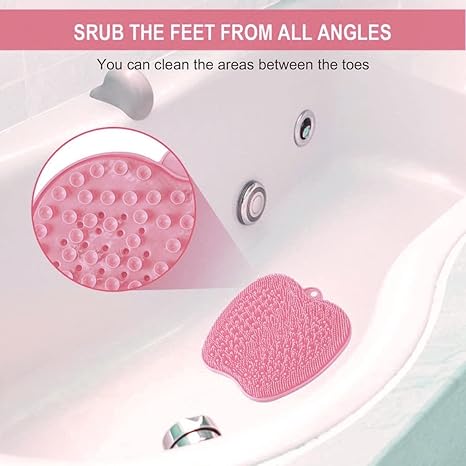 Silicone Portable Back And Foot Scrubber