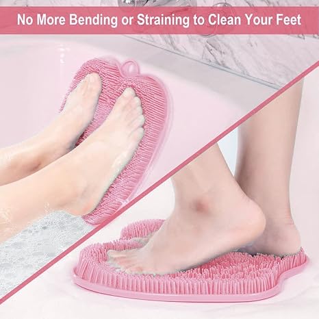 Silicone Portable Back And Foot Scrubber