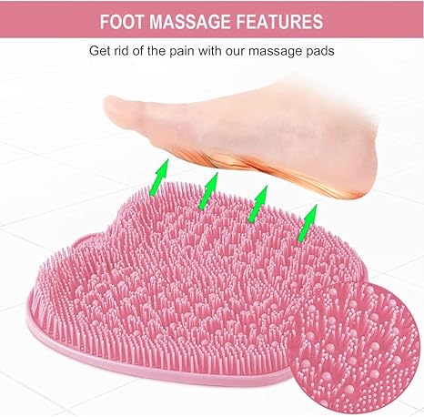 Silicone Portable Back And Foot Scrubber