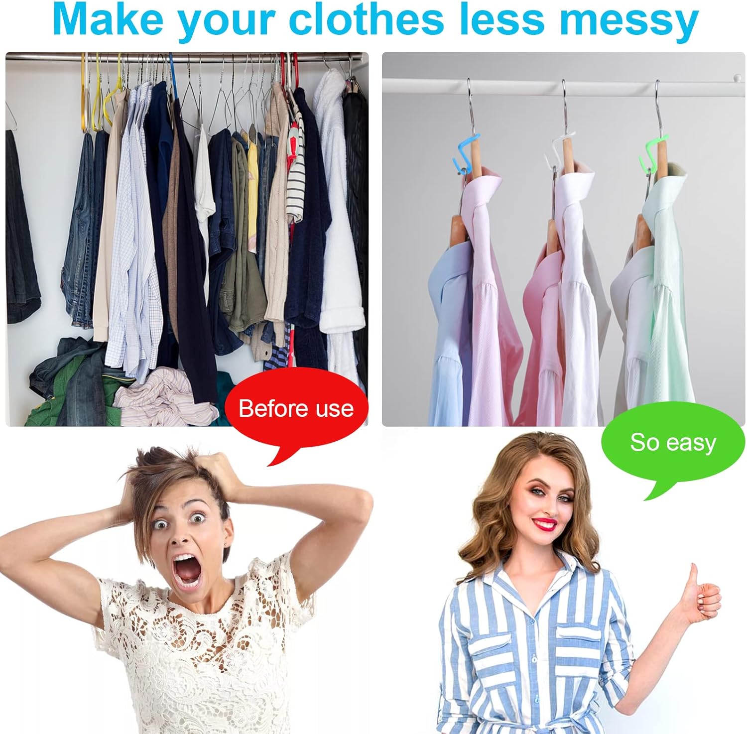 Space Saving Connector Hooks For Hanger
