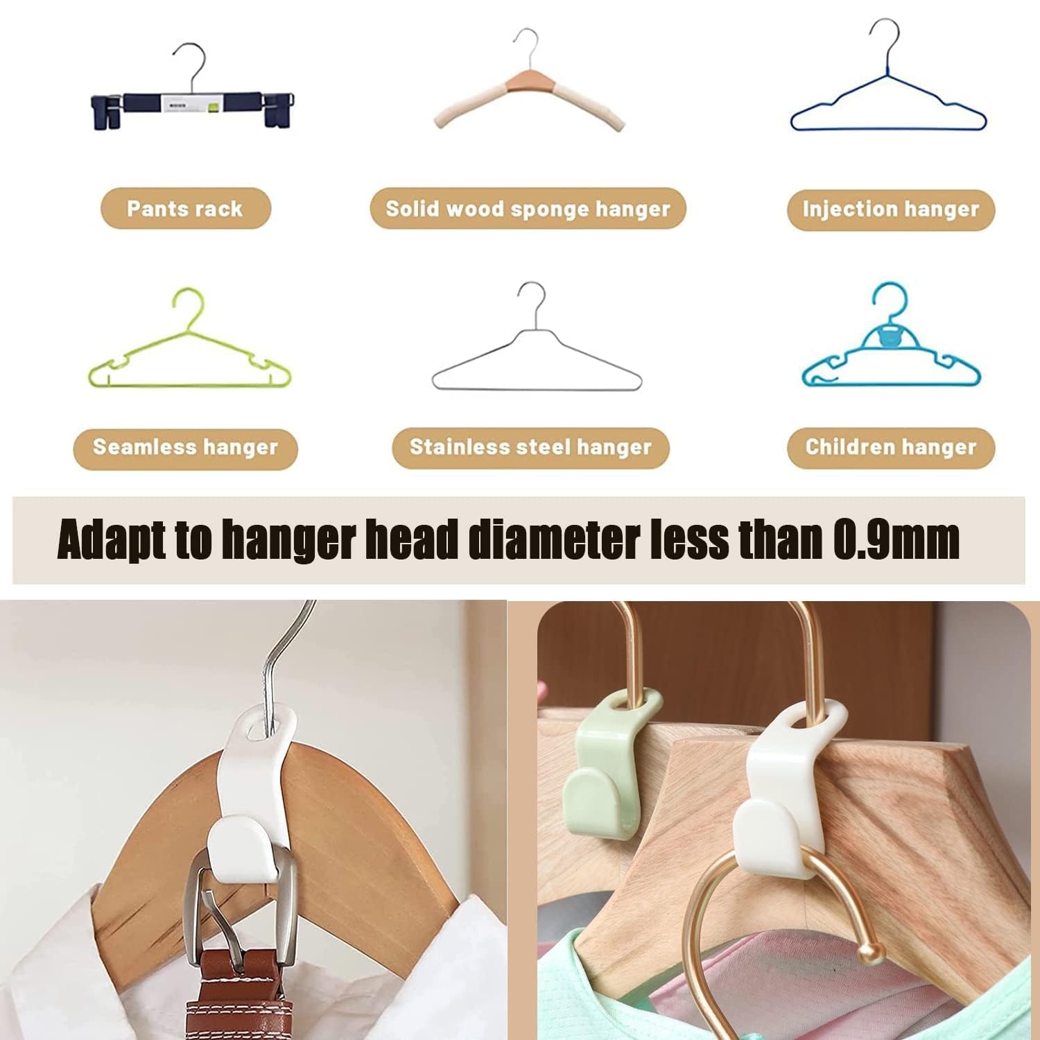 Space Saving Connector Hooks For Hanger