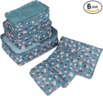 Set Of Travel Storage Bags for Luggage Organizer