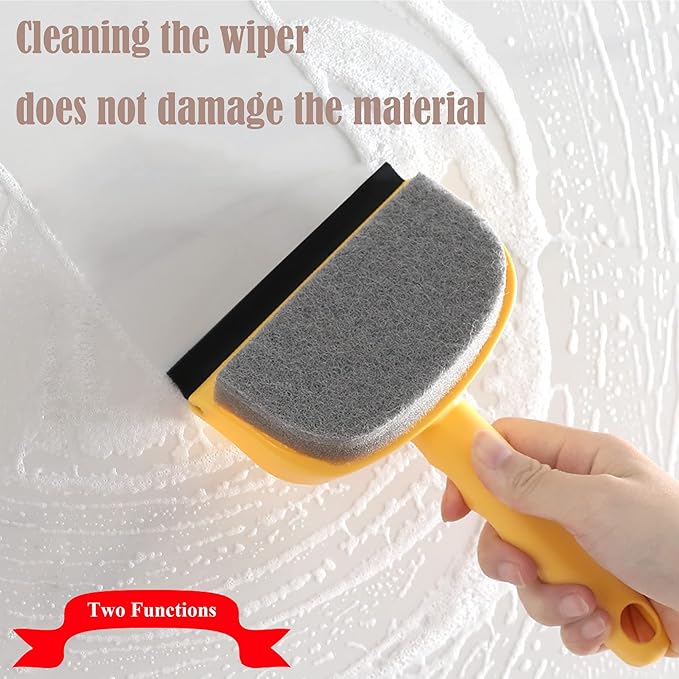 Multifunctional Cleaning Squeegee Sponge With Wiper