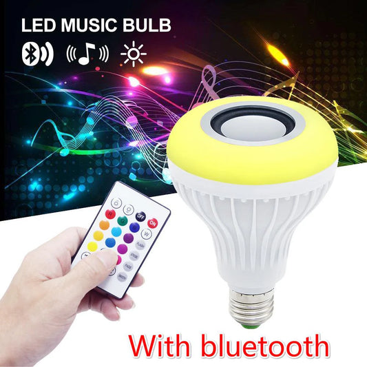 LED Bluetooth Light With Remote Control Speakers