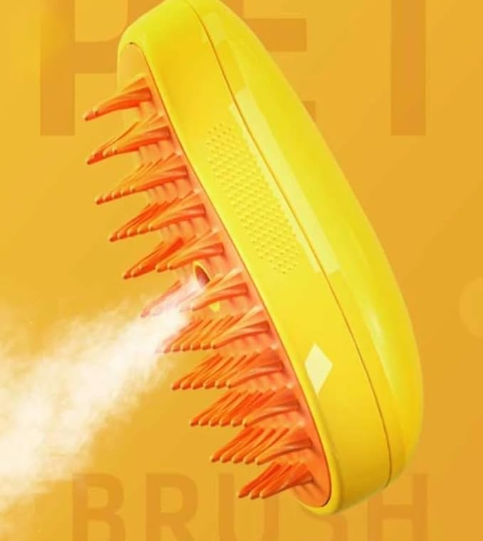 Rechargable Pet Steamer Brush