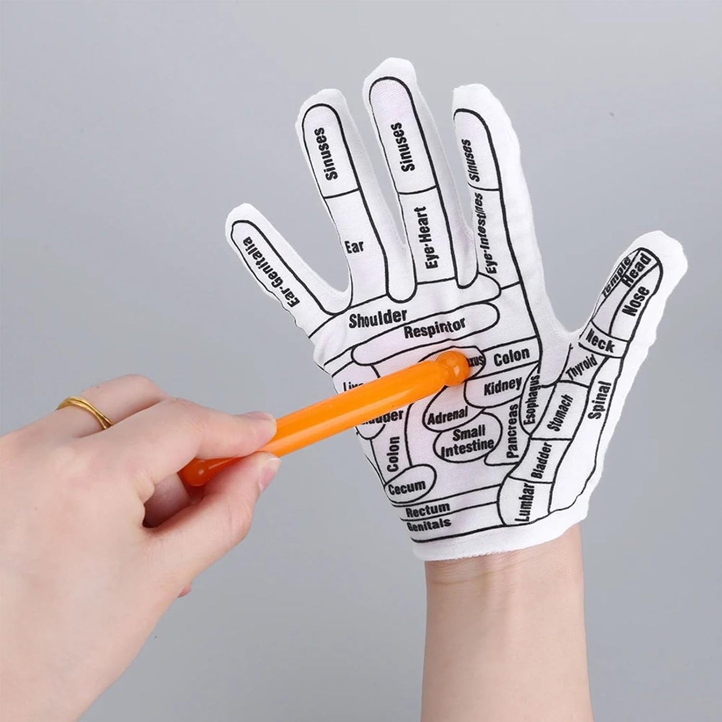 Hand Gloves Reflexology Tool