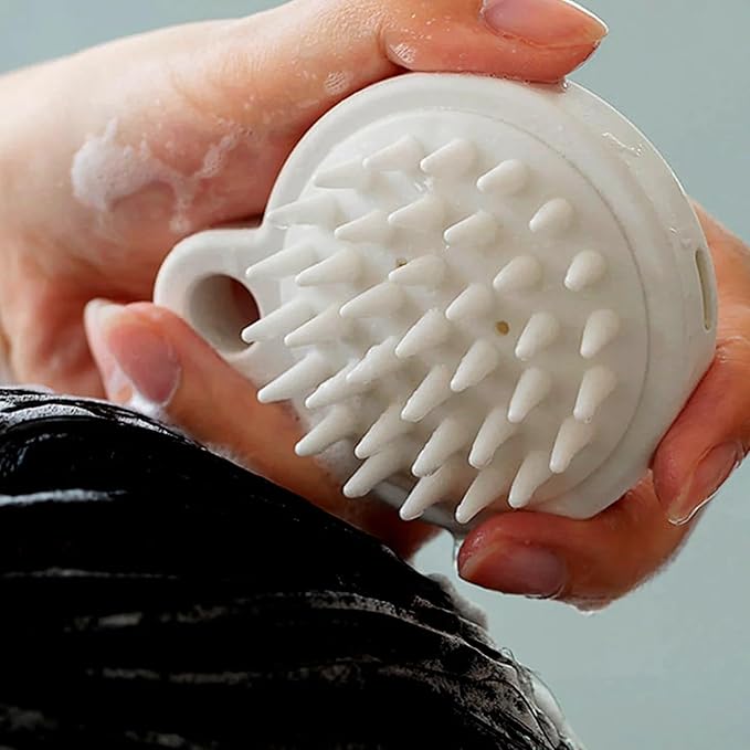 Silicone Scalp Massager Shampoo Brush  for Scalp Care