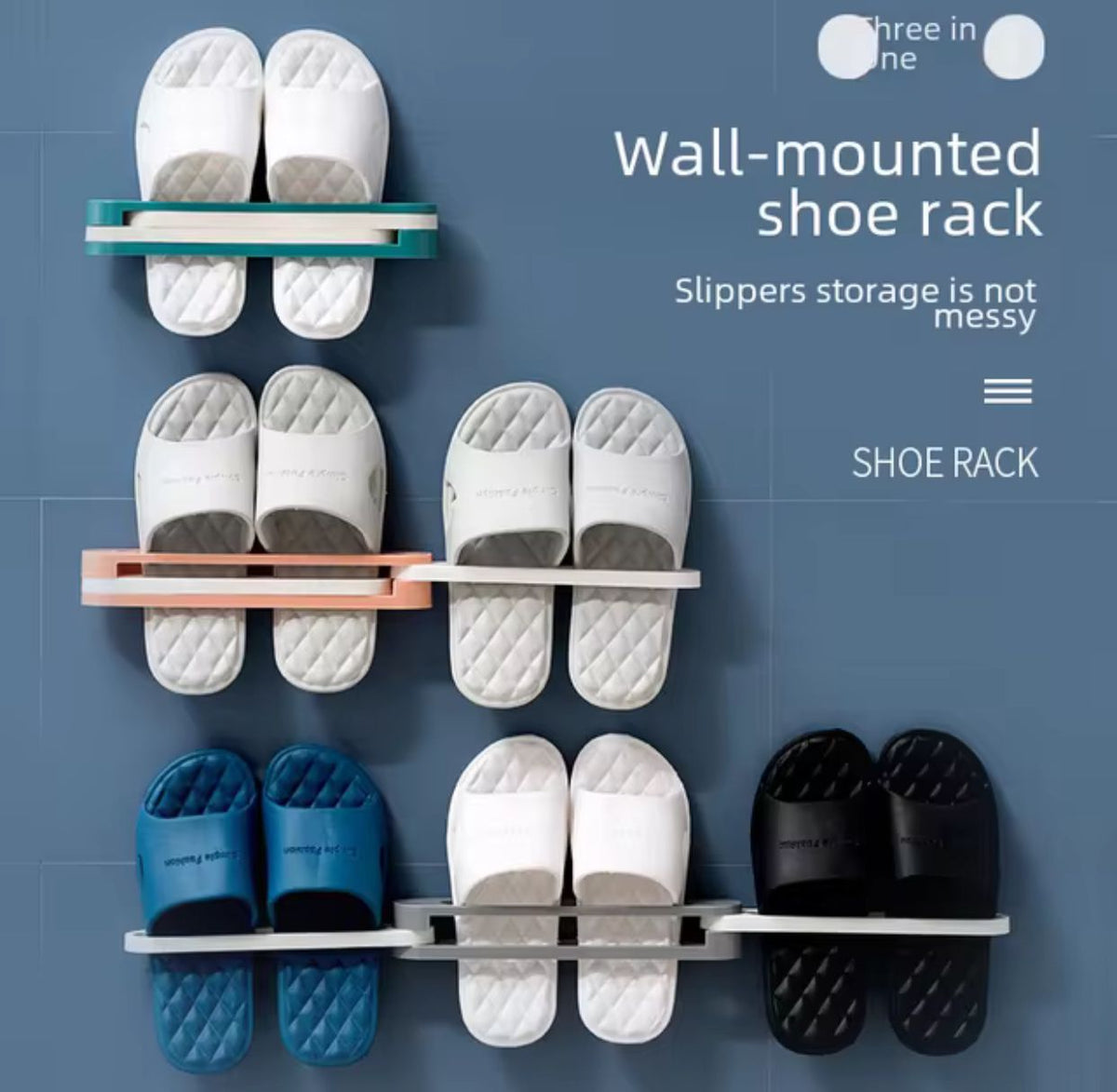 Portable Wall Mounted Shoe Holder