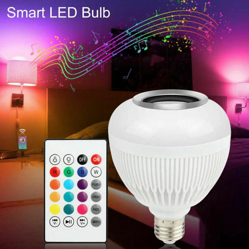 LED Bluetooth Light With Remote Control Speakers