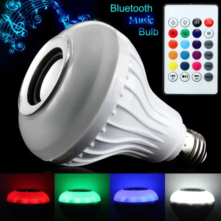 LED Bluetooth Light With Remote Control Speakers