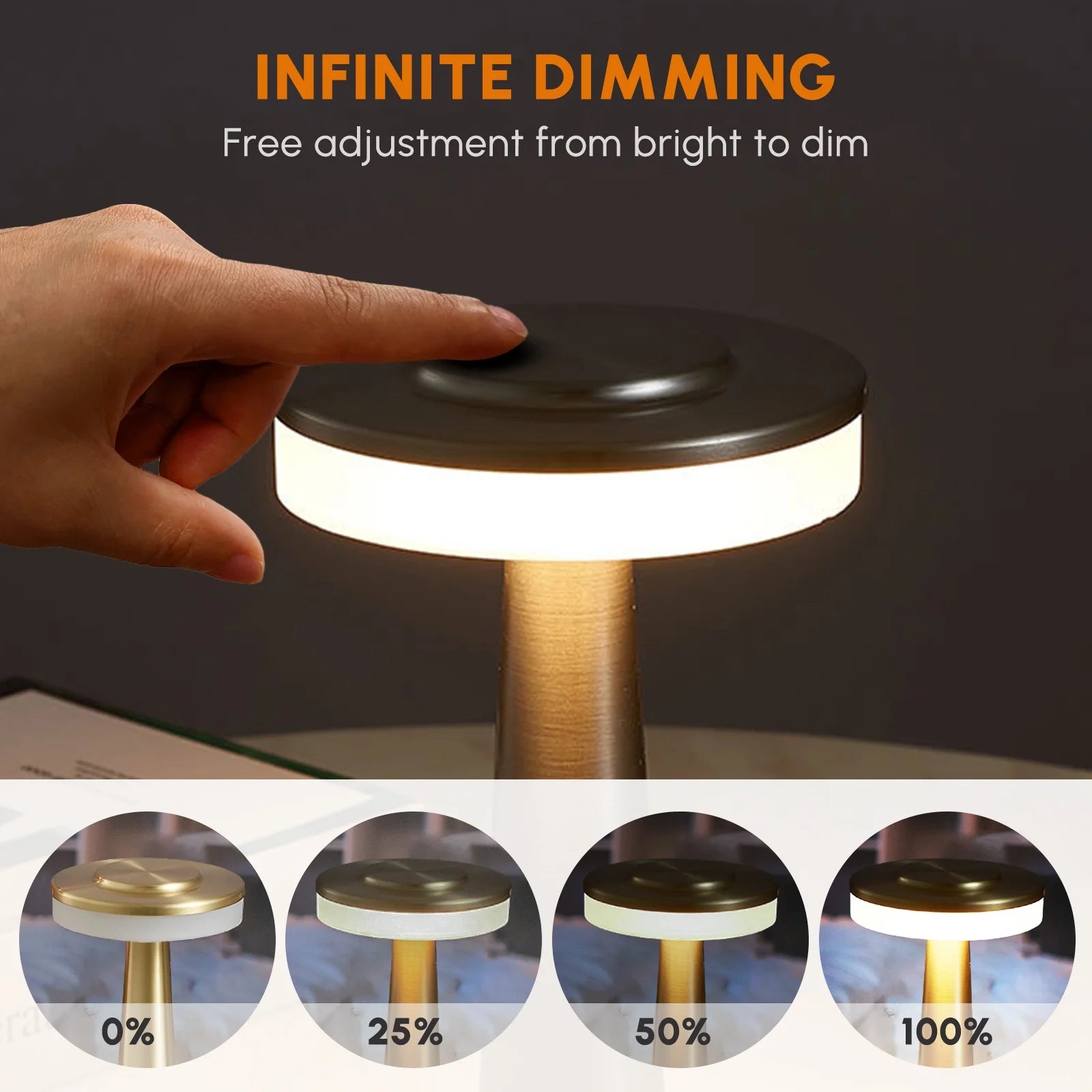 LED Table Lamp Touch Sensor With 3 Different Color