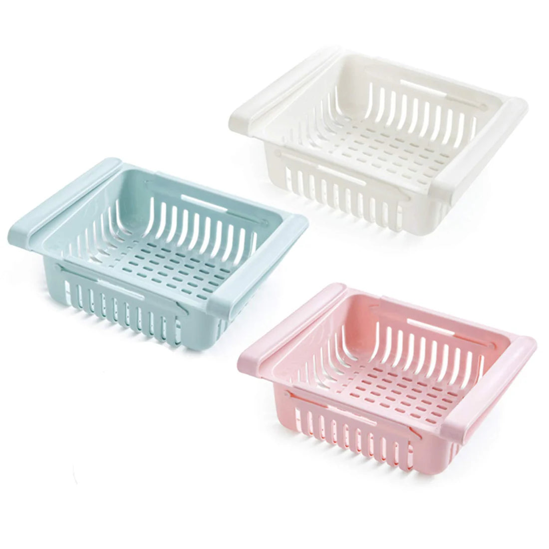 Adjustable Fridge Storage Baskets