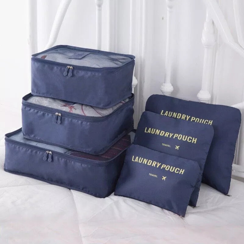 Set Of Travel Storage Bags for Luggage Organizer