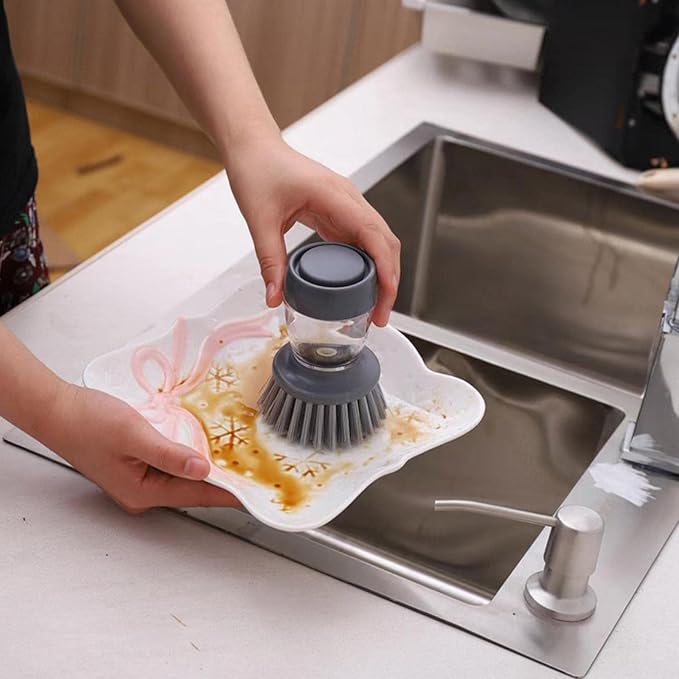 Soap Dispenser Brush For Washing Crockery