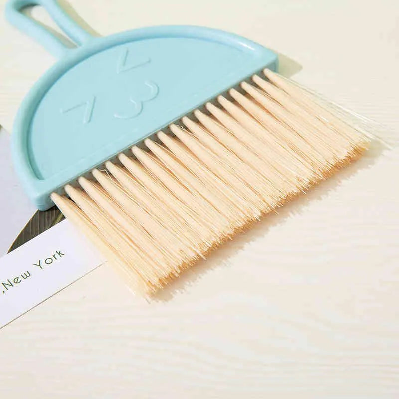 Mini Broom With Dust Pan and Hanging Holder