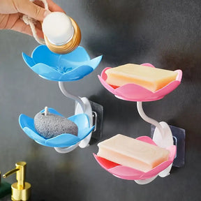 Wall Mounted Double Layer Soap Holder