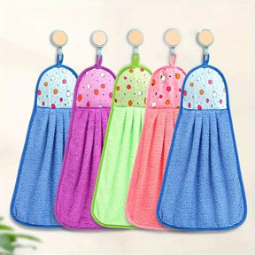 Super Absorbent Microfiber  Hanging Towel for Kitchen (2PCS)