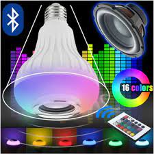 LED Bluetooth Light With Remote Control Speakers