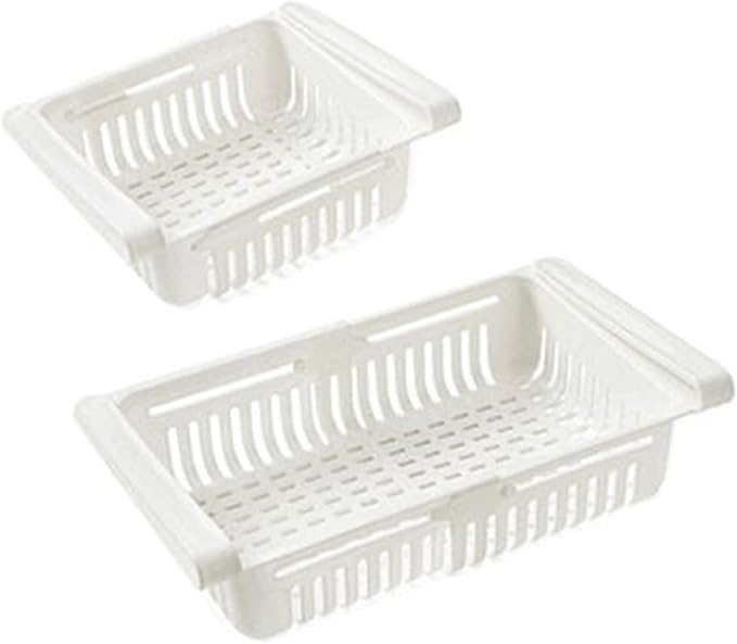 Adjustable Fridge Storage Baskets