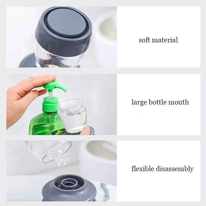 Soap Dispenser Brush For Washing Crockery