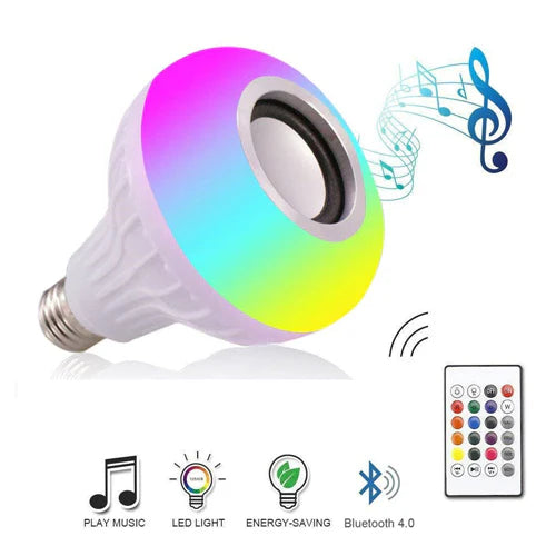 LED Bluetooth Light With Remote Control Speakers