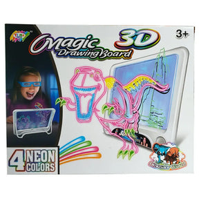 3D Magic Drawing Board With Lights