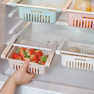 Adjustable Fridge Storage Baskets