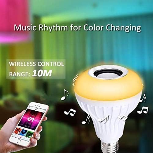 LED Bluetooth Light With Remote Control Speakers