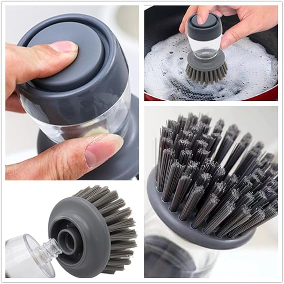 Soap Dispenser Brush For Washing Crockery