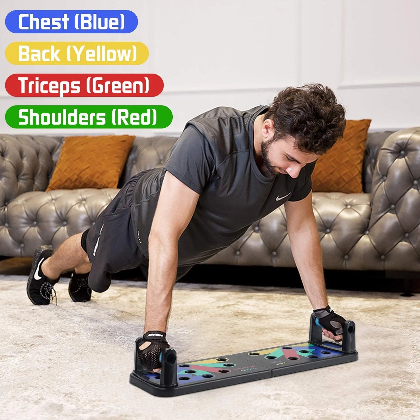 9 IN 1 Foldable PUSH UP  BOARD System Machine