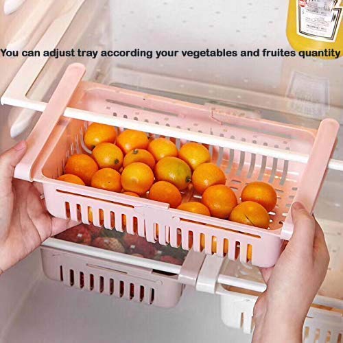 Adjustable Fridge Storage Baskets