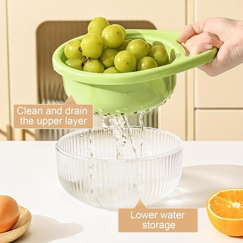 Drainage Vegetable and Fruits Washing Basket