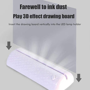3D Magic Drawing Board With Lights