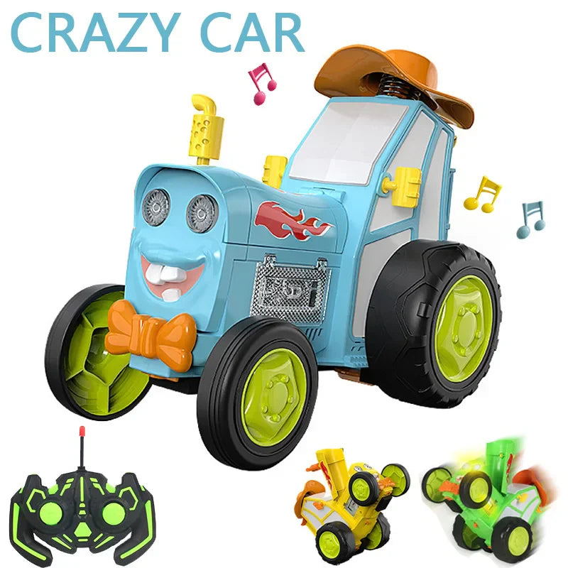 Crazy Jumping Rechargable Remote Control Car