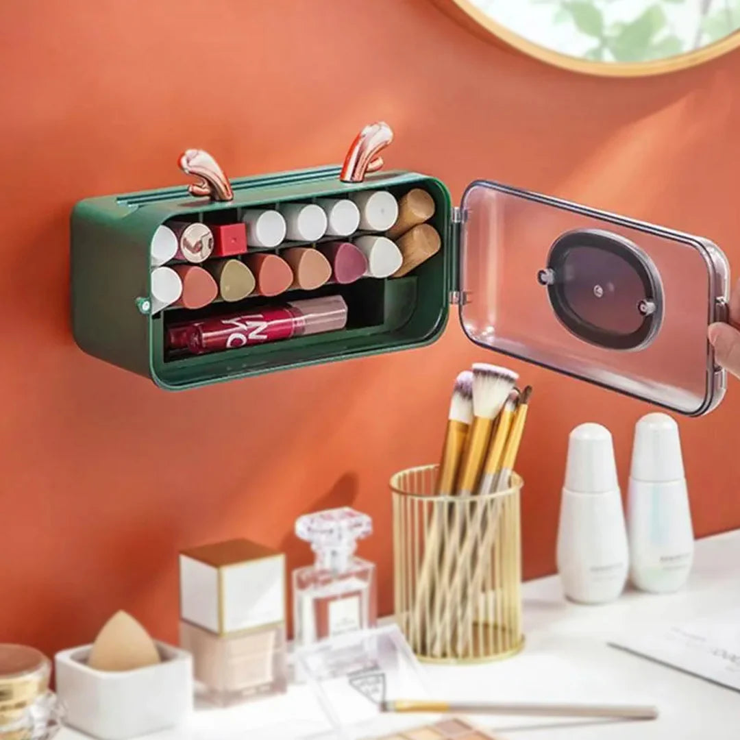 Wall-Mounted Cosmetic Organizer