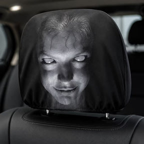 Horror Scary Face Car Headrest Covers