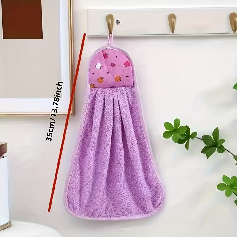 Super Absorbent Microfiber  Hanging Towel for Kitchen (2PCS)