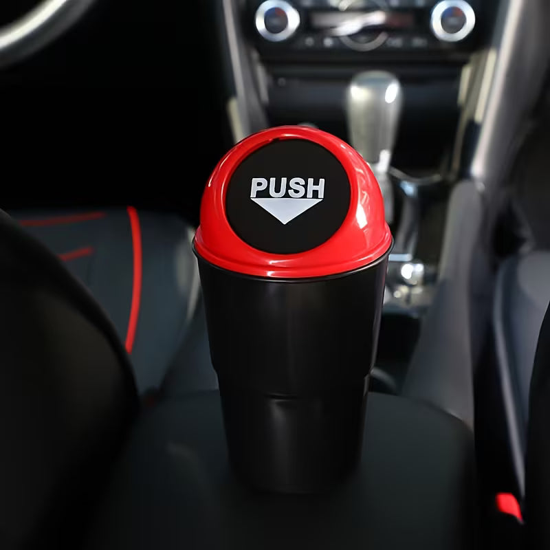 Portable Car Trash Can with Lid