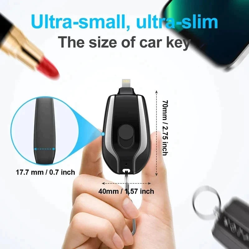 Keychain Portable Mini Charger