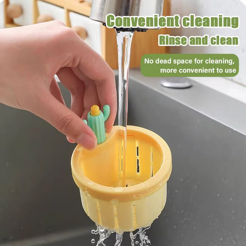 Self-Cleaning Kitchen Cactus Sink Strainer (2pcs)