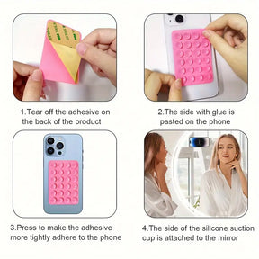 Silicon Suction Mobile Phone Sticker