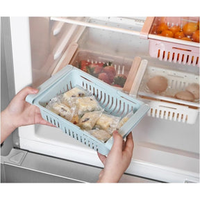 Adjustable Fridge Storage Basket (2 Pack)